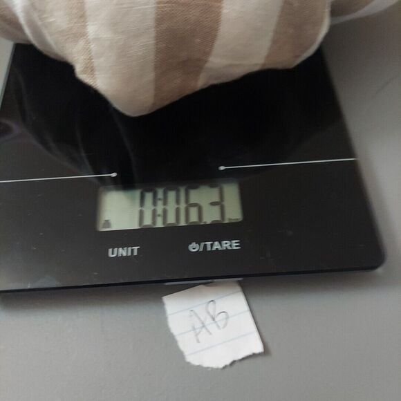 A New Day Large Beige Striped Linen Blend Pull-On Shorts Sz Large - Picture 9 of 9